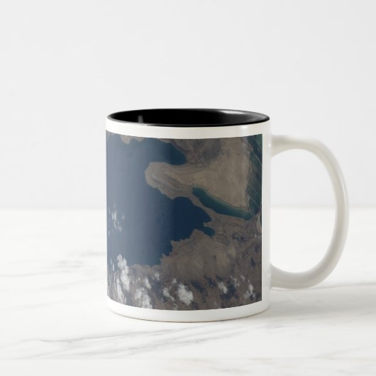 Deel van het dode Zee Tweekleurige Koffiemok (Rechts)