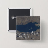 Deel van het dode Zee Vierkante Button 5,1 Cm (Voorkant /achterkant)