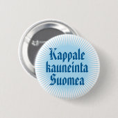 Deel van het mooiste Finland 1 Ronde Button 5,7 Cm (Voorkant /achterkant)