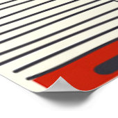 Deel van hout met gepelde groene verf, abstract te poster (Hoek)