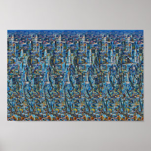 Deel van Londen - Verborgen 3D-afdrukken Poster