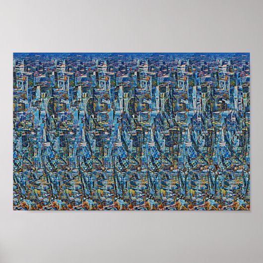 Deel van Londen - Verborgen 3D-afdrukken Poster (Voorkant)