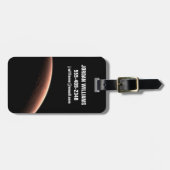 Deel van Mars op de grens van licht en donker. Bagagelabel (Voorkant horizontaal)