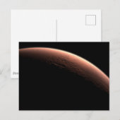 Deel van Mars op de grens van licht en donker. Briefkaart (Voorkant / Achterkant)