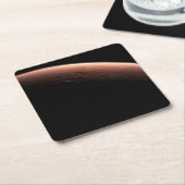 Deel van Mars op de grens van licht en donker. Kartonnen Onderzetters (Schuin)