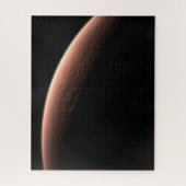 Deel van Mars op de grens van licht en donker. Legpuzzel (Verticaal)