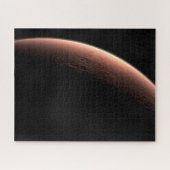 Deel van Mars op de grens van licht en donker. Legpuzzel (Horizontaal)