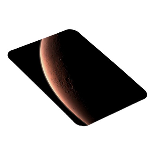 Deel van Mars op de grens van licht en donker. Magneet (Rechterzijde)