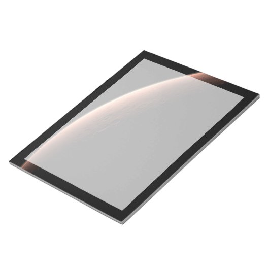 Deel van Mars op de grens van licht en donker. Notitieblok (Schuin)