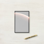 Deel van Mars op de grens van licht en donker. Post-it® Notes (Op bureau)