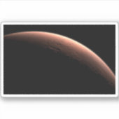 Deel van Mars op de grens van licht en donker. Sticker (Voorkant)