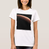 Deel van Mars op de grens van licht en donker. T-shirt (Voorkant)