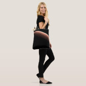 Deel van Mars op de grens van licht en donker. Tote Bag (Op model)