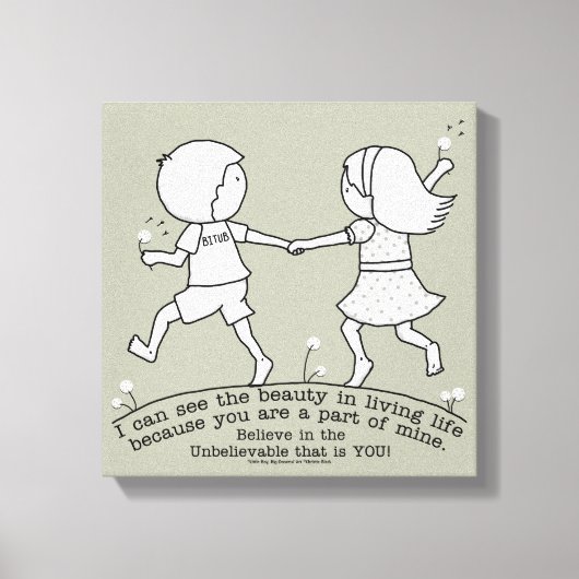 Deel van Mijn leven Canvas Afdruk (Voorkant)