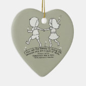 Deel van Mijn leven Keramisch Ornament (Rechts)