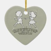 Deel van Mijn leven Keramisch Ornament (Voorkant)