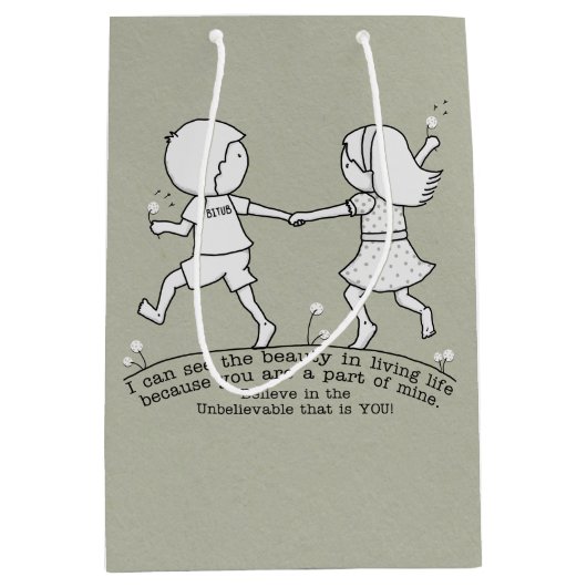 Deel van Mijn leven Medium Cadeauzakje (Voorkant)