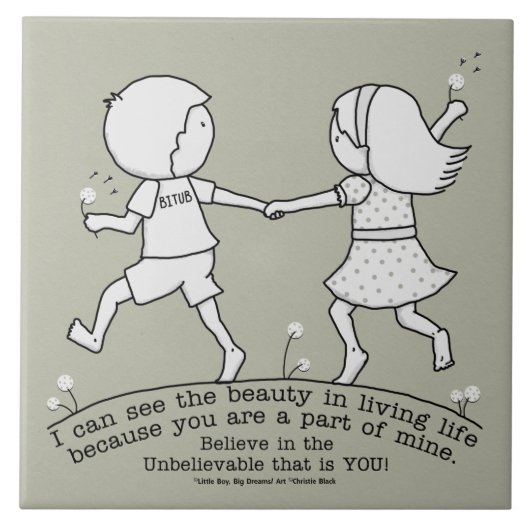 Deel van Mijn leven Tegeltje (Voorkant)