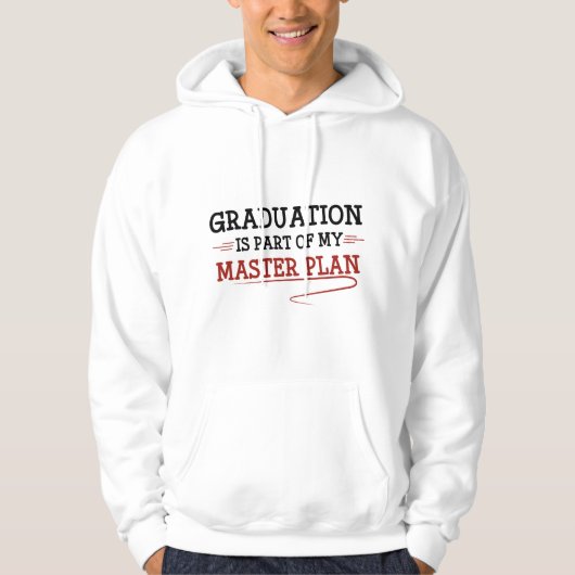 Deel van mijn masterplan hoodie (Voorkant)