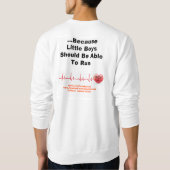 Deel van The Mirakel op 31 augustus 2014 Sweatshir Trui (Achterkant)