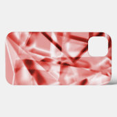 Deel van vierkante stukken acryl, zalm tot rood Case-Mate iPhone case (Achterkant (horizontaal))