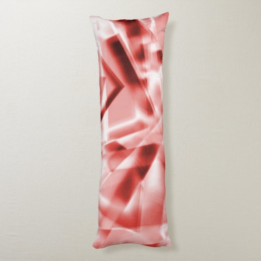 Deel van vierkante stukken acryl, zalm tot rood lichaamskussen (Achterkant (Verticaal))