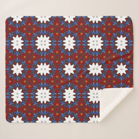 Deel vier caleidoscoop art 13 sherpa deken (Voorkant (horizontaal))