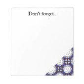 Deel vier, caleidoscoop, art. 5 notitieblok (Voorkant)