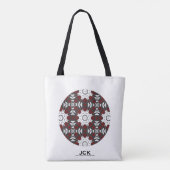 Deel vier, caleidoscoop art dertig tote bag (Achterkant)
