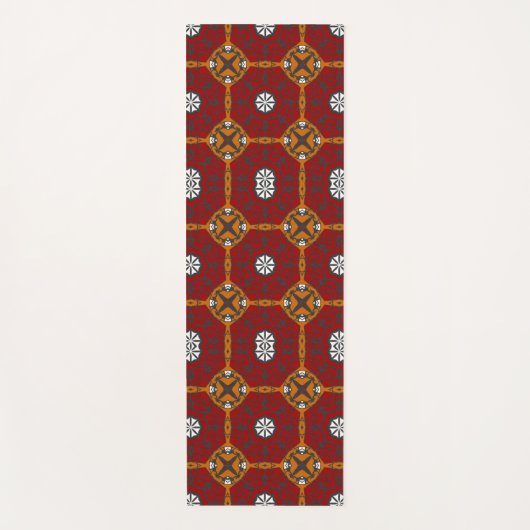 Deel vier caleidoscoop art drieëntwintig yogamat (Voorkant)