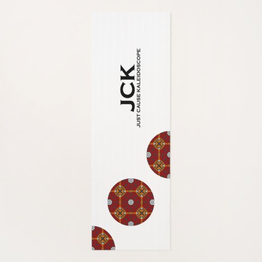 Deel vier caleidoscoop art drieëntwintig yogamat (Achterkant)