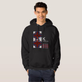 Deel vier caleidoscoop art eenentwintig hoodie (Voorkant volledig)