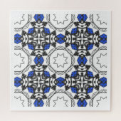 Deel vier caleidoscoop art eenentwintig legpuzzel (Horizontaal)