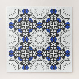Deel vier caleidoscoop art eenentwintig legpuzzel