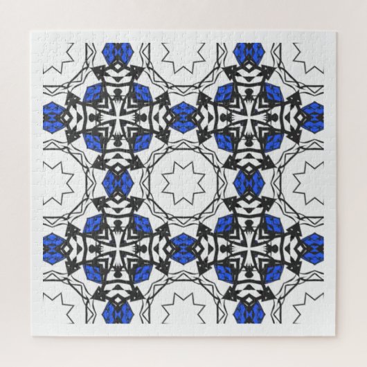 Deel vier caleidoscoop art eenentwintig legpuzzel (Verticaal)