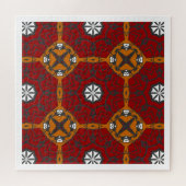 Deel vier caleidoscoop art twaalf legpuzzel (Horizontaal)