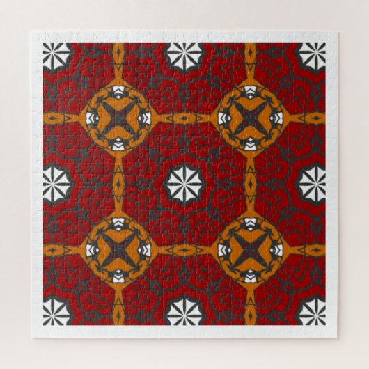 Deel vier caleidoscoop art twaalf legpuzzel (Verticaal)