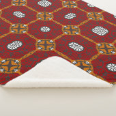 Deel vier caleidoscoop art twaalf sherpa deken (3/4)