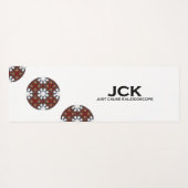 Deel vier caleidoscoop art twaalf yogamat (Achterkant (horizontaal))