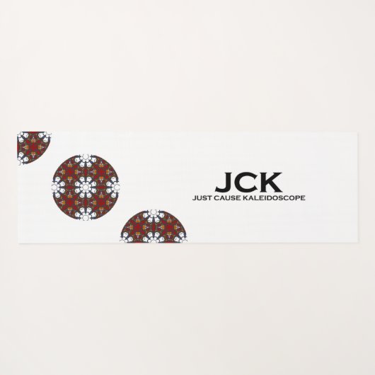 Deel vier caleidoscoop art twaalf yogamat (Achterkant (horizontaal))