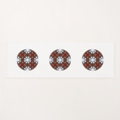 Deel vier caleidoscoop art twaalf yogamat (Voorkant (horizontaal))