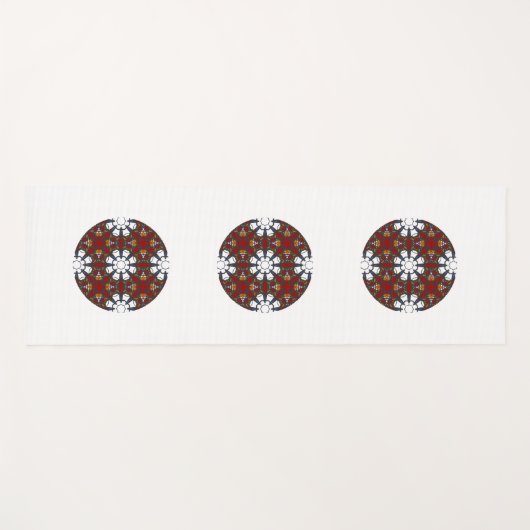 Deel vier caleidoscoop art twaalf yogamat (Voorkant (horizontaal))