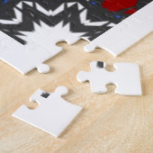 Deel vier caleidoscoop art twintig legpuzzel (Zijkant)