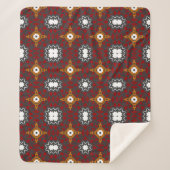 Deel vier caleidoscoop art twintig sherpa deken (Voorkant)