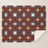 Deel vier caleidoscoop art twintig sherpa deken (Voorkant (horizontaal))