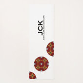 Deel vier caleidoscoop art vierentwintig yogamat (Achterkant)