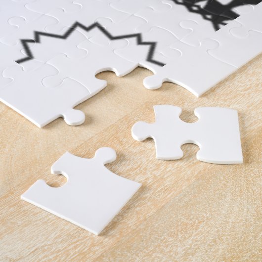 Deel vier: Kaleidoscoop art vier Legpuzzel (Zijkant)