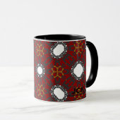 Deel vier: Kaleidoscoop art vier Mok (Voorkant rechts)