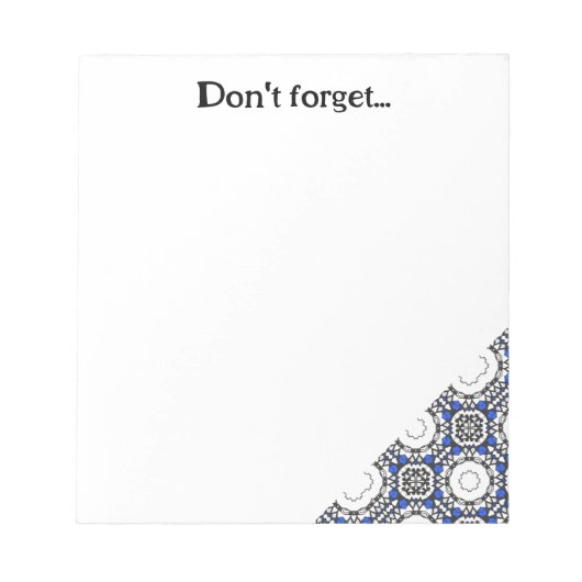 Deel vier: Kaleidoscoop art vier Notitieblok (Voorkant)