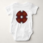 Deel vier: Kaleidoscoop art vier Romper (Achterkant)